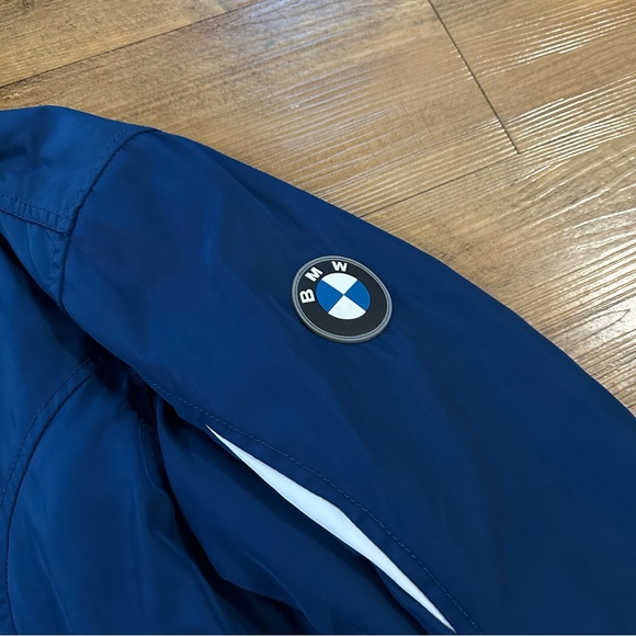 BMW Motorrad Men’s Blue Jacket Size Large Midweight Quilted - Picture 11 of 16